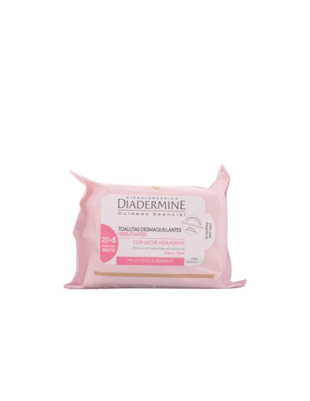 TOALLITAS DESMAQUILLANTES hidratantes piel seca-sensible 25 u