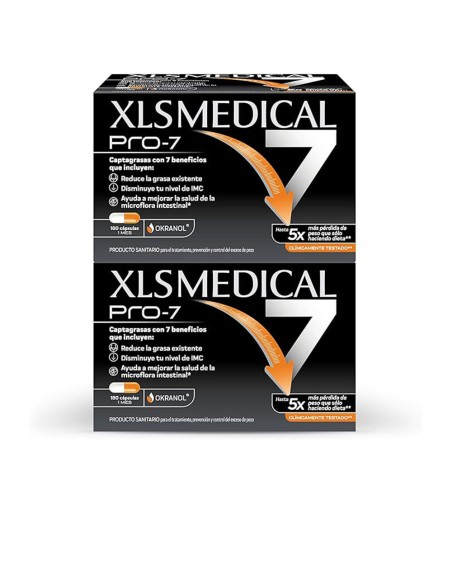 XLS MEDICAL PRO-7 CAPTAGRASAS PACK 360 cápsulas