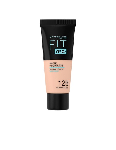 FIT ME MATTEPORELESS foundation 128 warm nude