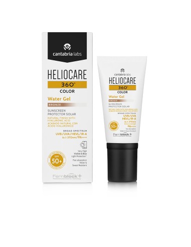 HELIOCARE 360 COLOR protector solar con color aqua gel SPF50 bronze 50 ml