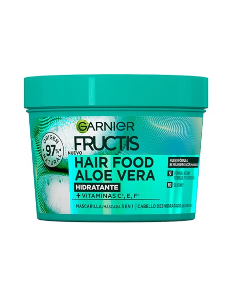 FRUCTIS HAIR FOOD aloe vera mascarilla hidratante 390 ml
