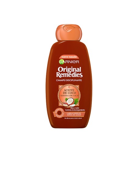 ORIGINAL REMEDIES champú aceite coco y cacao 300 ml