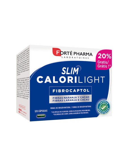 SLIM CALORI LIGHT fibrocaptol 120 cápsulas