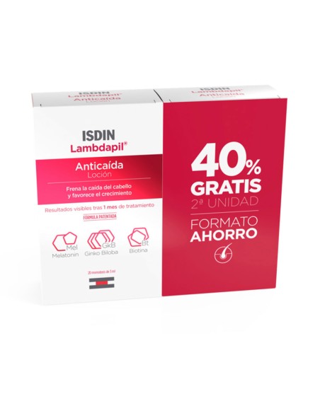 LAMBDAPIL anticaída loción monodosis duo 2 x 20 u