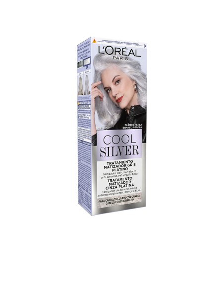 COOL SILVER tratamiento matizador gris platino Blanco Perla 1 u