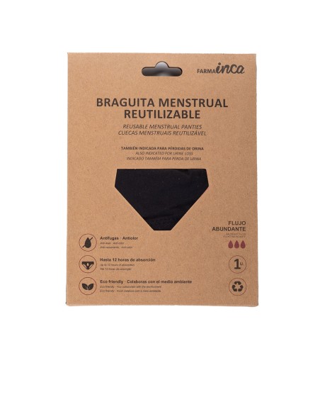 BRAGUITA MENSTRUAL absorcion super negra talla XXL 1 u