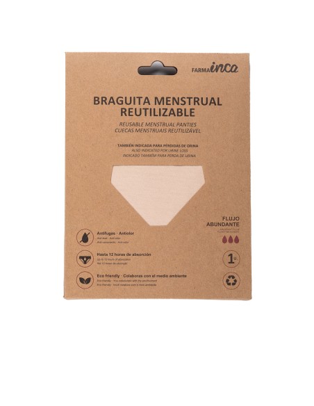 BRAGUITA MENSTRUAL absorcion super nude talla M