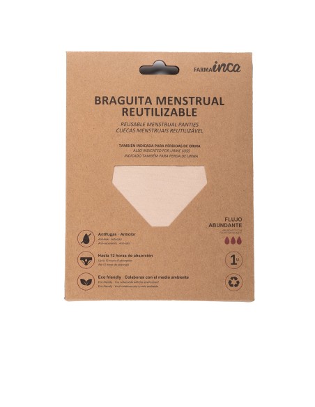 BRAGUITA MENSTRUAL absorcion super nude XXL 1 u