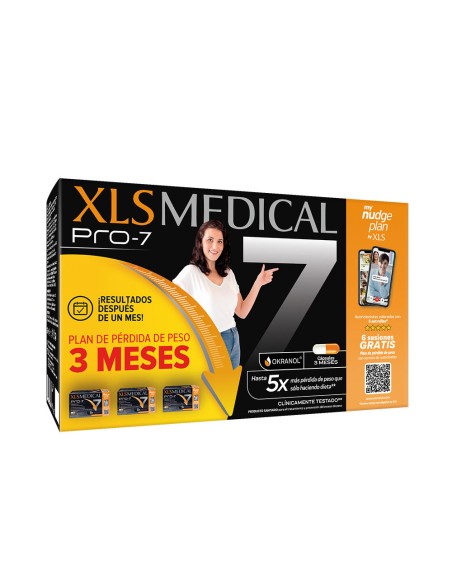 XLS MEDICAL PRO-7 CAPTAGRASAS PACK 540 cápsulas