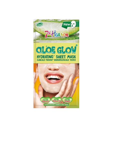 ALOE GLOW mascarilla de tela hidratante 16 gr