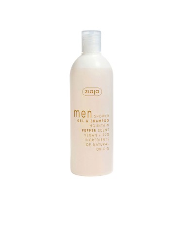 MEN gel de ducha y champú mountain pepper 400 ml