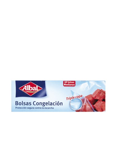 BOLSAS CONGELACION MEDIANAS triple capa 40 u