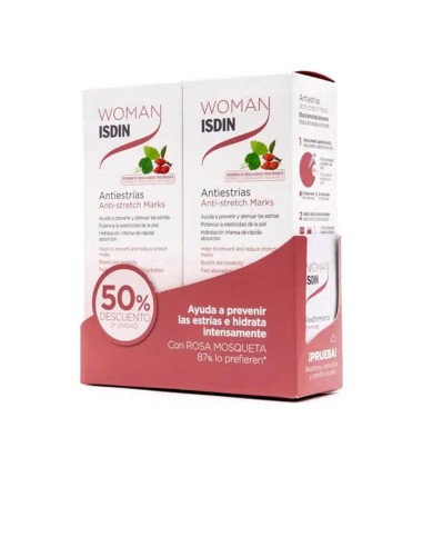 WOMAN crema antiestrías duo 2 x 250 ml