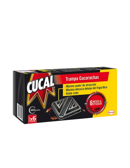 CUCAL trampa cucarachas 6 u