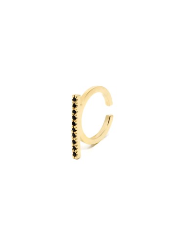 MANHATTAN BLACK anillo oro brillo 1 u