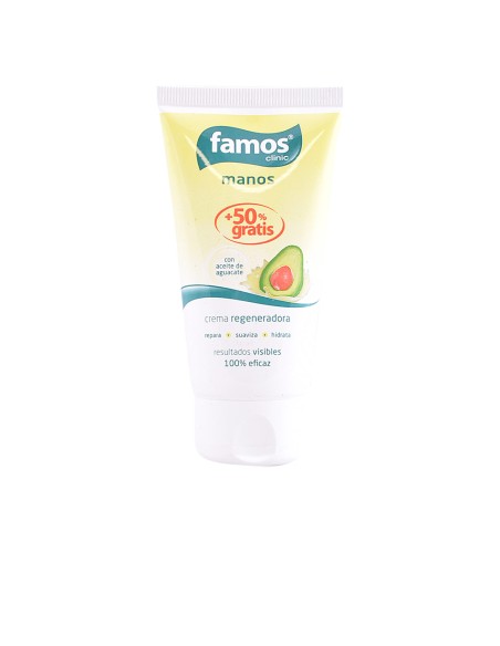 FAMOS crema manos regeneradora aceite de aguacate 75 ml