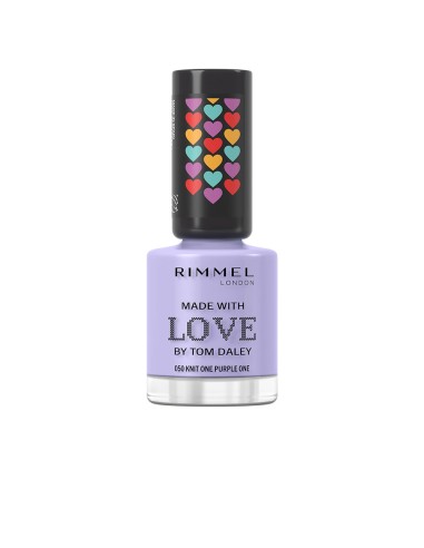 MADE WITH LOVE by Tom Daley esmalte de unas 050 knit one purple one 8 ml