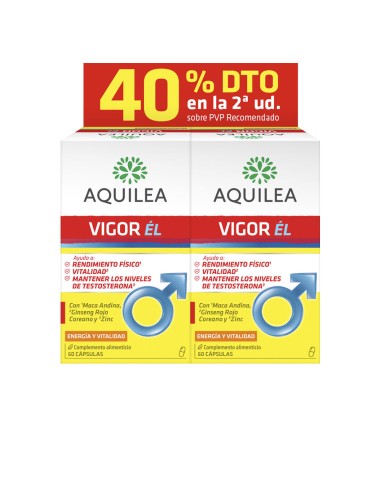 VIGOR ÉL cápsulas pack 2 x 60 cápsulas