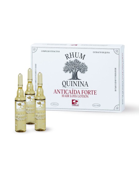 RHUM QUININA anticaída forte 6 x 10 ml