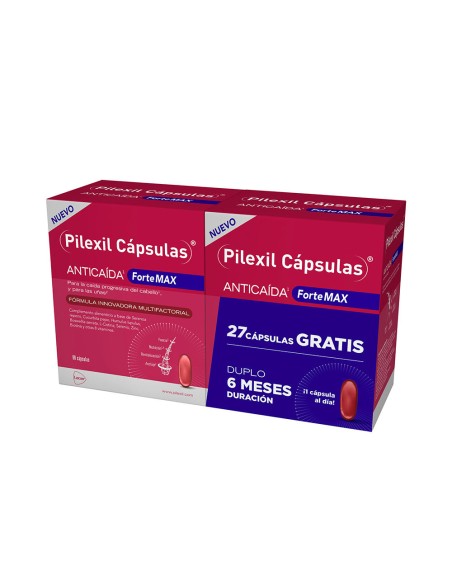 PILEXIL FORTE MAX cápsulas anticaída pack 2 x 90 u