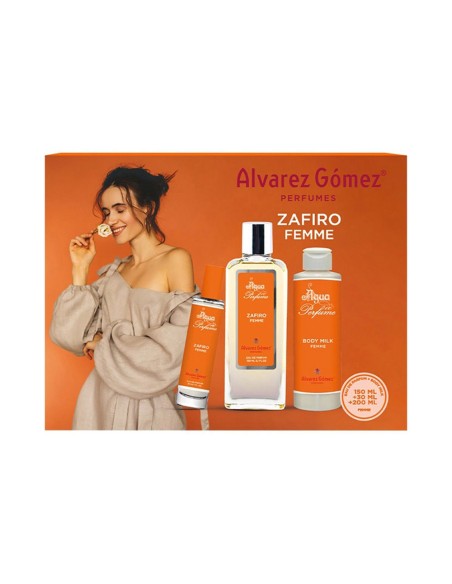 ZAFIRO FEMME ESTUCHE 3 pz