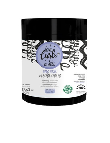 LOVE CURLS mascara capilar 2a-4c 500 gr