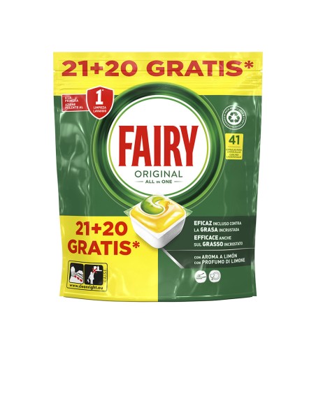 FAIRY TODO EN 1 ORIGINAL lavavajillas 41 cápsulas