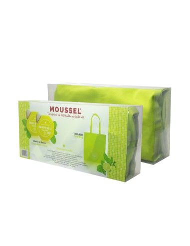 MOUSSEL LIMA Y MENTA GEL DE DUCHA ESTUCHE 3 pz