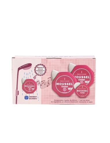 MOUSSEL CLASSIQUE GEL DE DUCHA ESTUCHE 3 pz