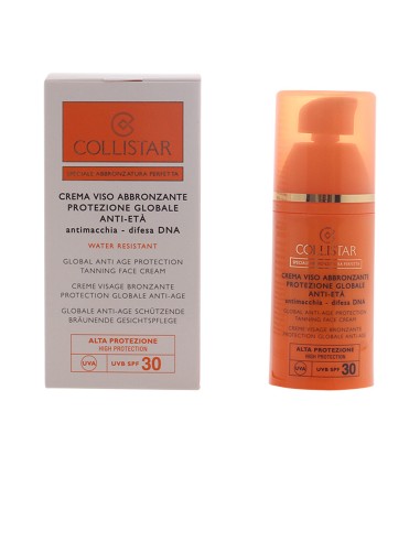 CREMA ROSTRO bronceadora protección global antiedad SPF30 50 ml