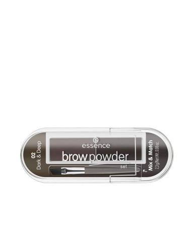 BROW POWDER polvos para cejas 02 dark deep 23 gr