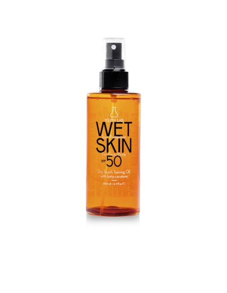 WET SKIN aceite bronceador en seco SPF50 200 ml