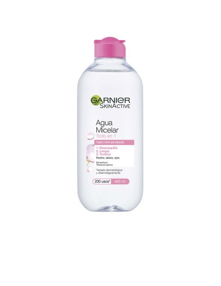 SKIN NATURALS AGUA MICELAR todo en uno 400 ml