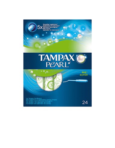 TAMPAX PEARL tampón super 24 uds