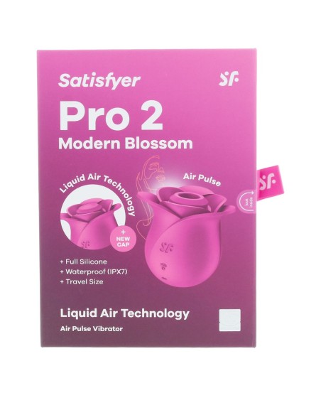 SATISFYER PRO 2 estimulador de ondas rosa moderna 1 u