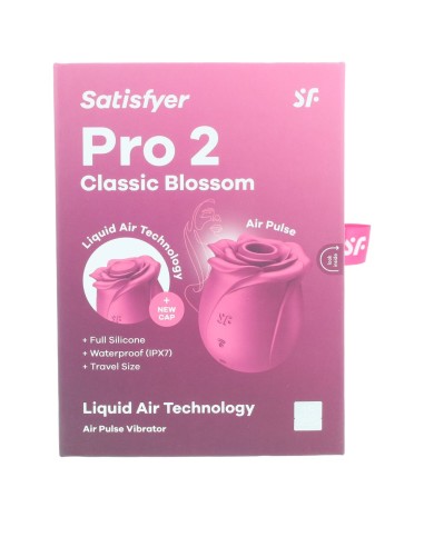 SATISFYER PRO 2 estimulador de ondas rosa clasica 1 u