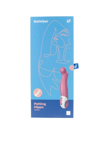 SATISFYER PETTING HIPO vibrador rosa 1 u