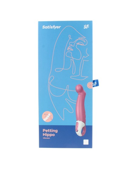 SATISFYER PETTING HIPO vibrador rosa 1 u