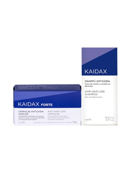 KAIDAX FORTE TRATAMIENTO ANTICAÍDA PACK 2 pz