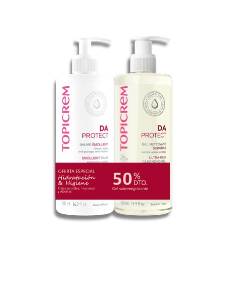 DA PROTECT BÁLSAMO EMOLIENTE 500 ML + GEL LIMPIADOR 500 ML PACK 2 pz