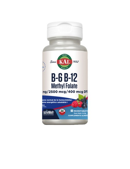 B-6 B-12 METHYL FOLATE comprimidos 60 u