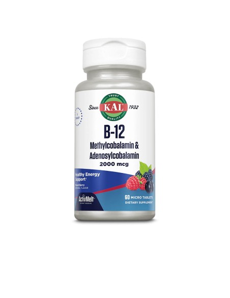B12 METHYLCOBALAMIN & ADENOSYLCOBALAMIN 2000 mg comprimidos 60 u