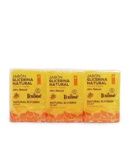 GLICERINA NATURAL jabón piel sensible 3 x 125 gr